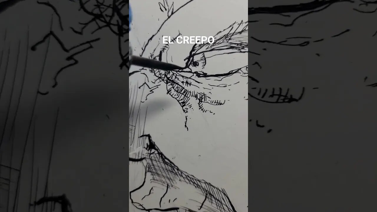 #elcreepo #shorrts #artistdraws #comics #comics #art #inking #comicartist #indiecomics