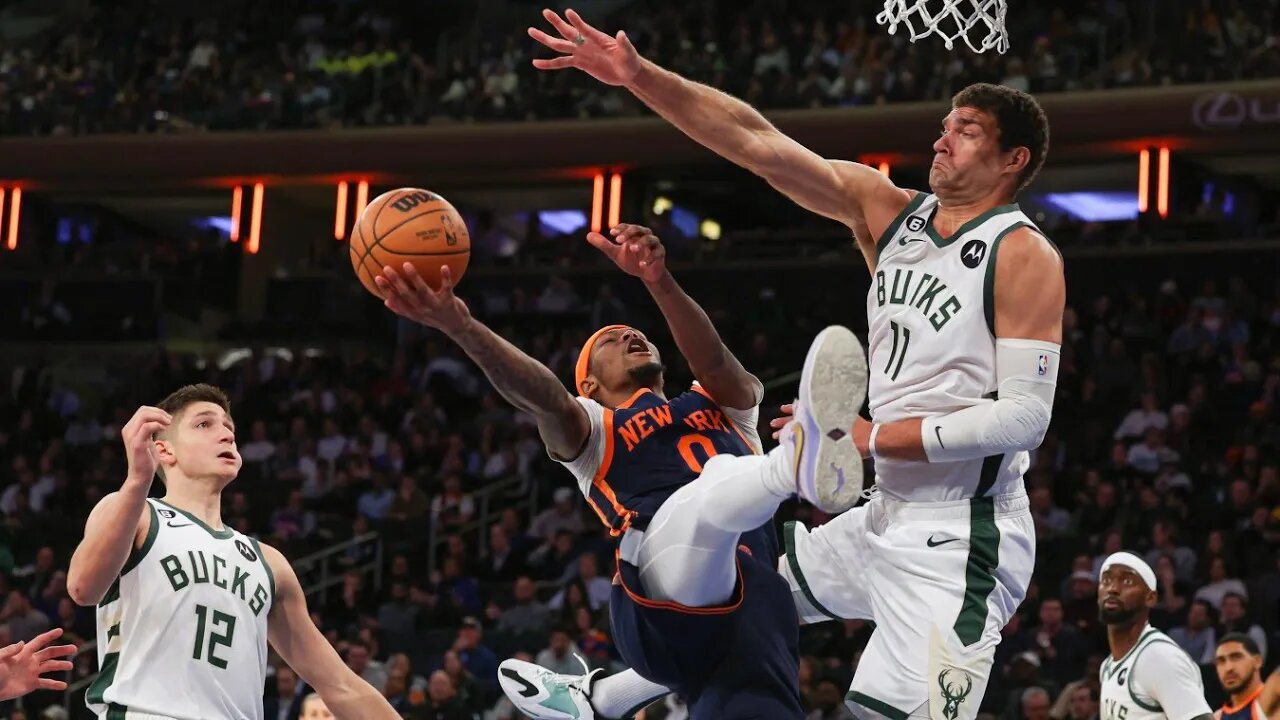 Bucks Sneak Past Knicks! Bucks Win 109-103 #MilwaukeeBucks #newyorkknicks #nba #giannis