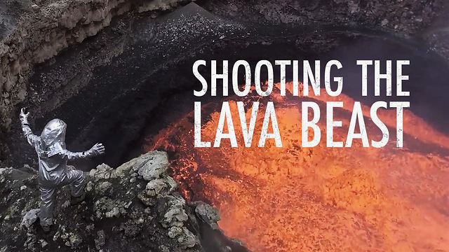 Would you dangle over lava to get the perfect shot?