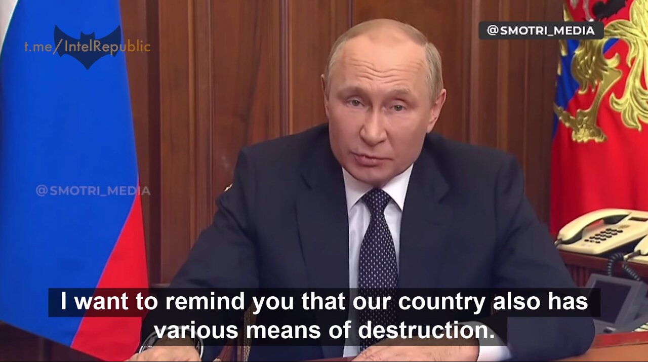 President Putin: "I´m not bluffing"