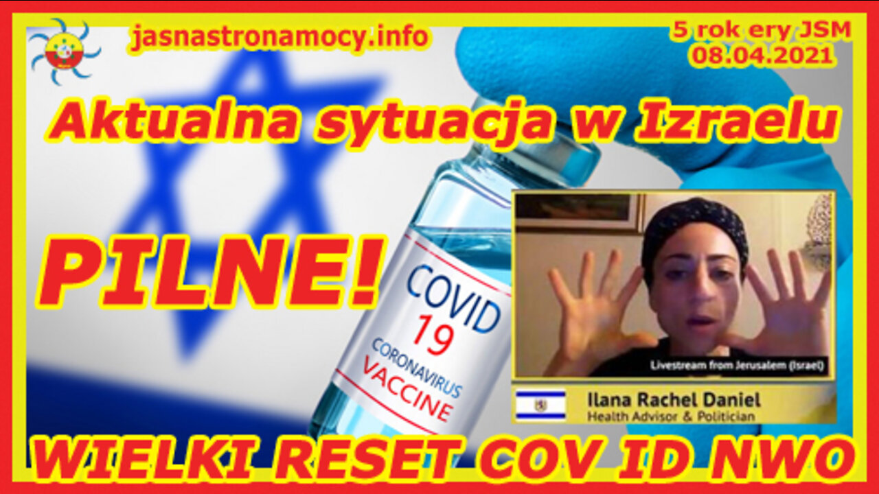 Aktualna sytuacja w Izraelu – WIELKI RESET COV ID HOLOKAUST NWO