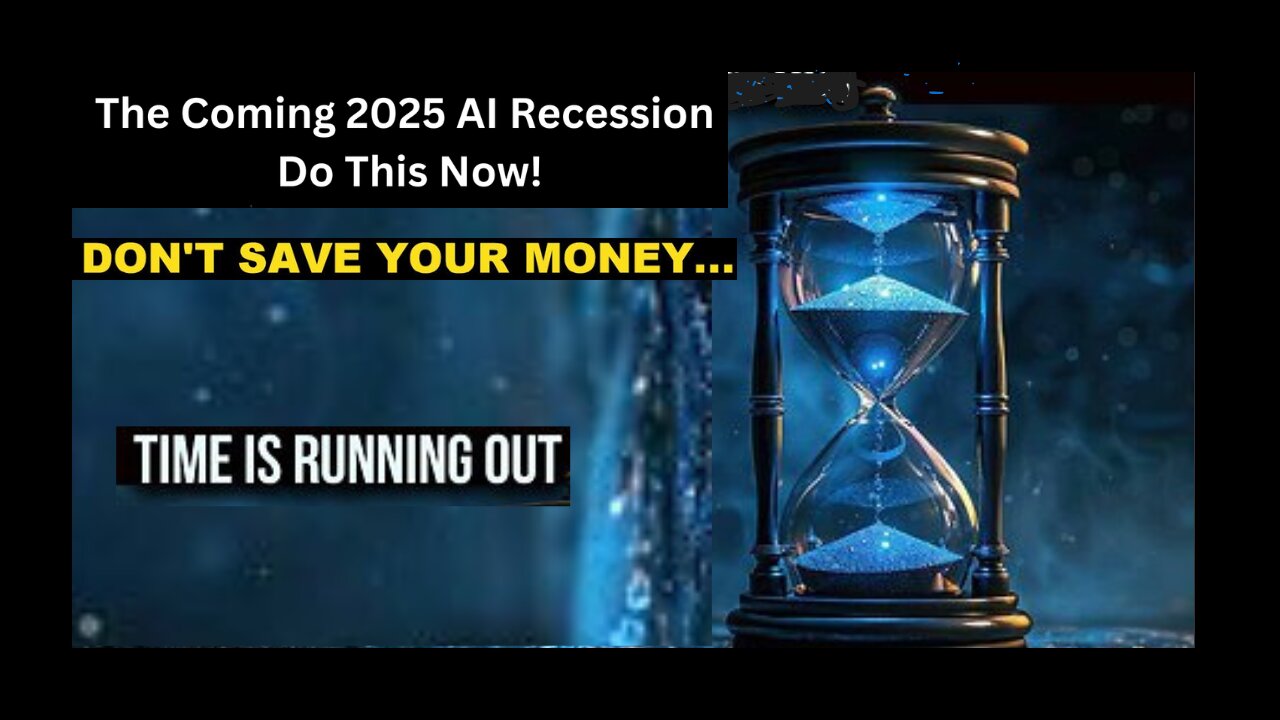 The Coming 2025 AI Recession Do This Now!