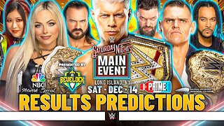 WWE Saturday Night's Main Event 2024 - Results Predictions | Bevelock