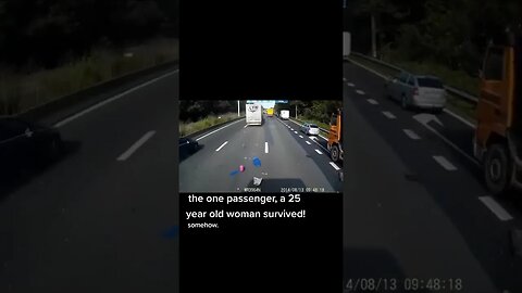 SERIOUS CAR CRASH DRIVER HAS SURVIVED