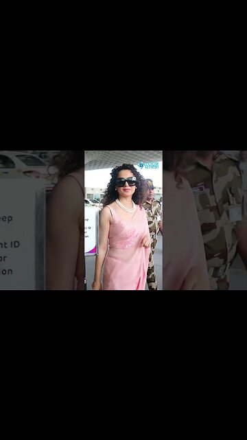 Kangana Ranaut Spotted At Airport 💃 #shorts