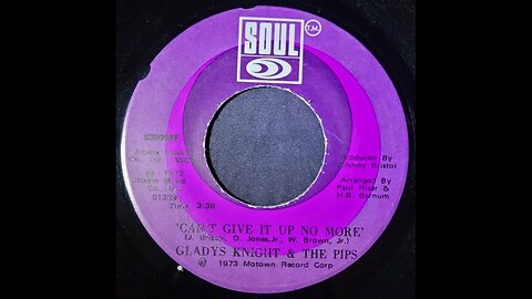 Gladys Knight and The Pips - Can't Give It Up No More