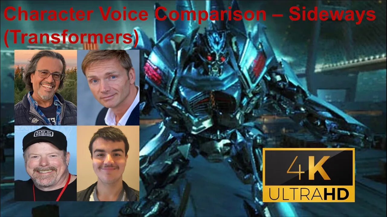 Character Voice Comparison- Sideways (Transformers)