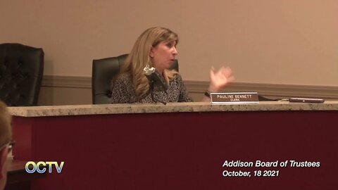 Addison Township Trustees 10-18-21