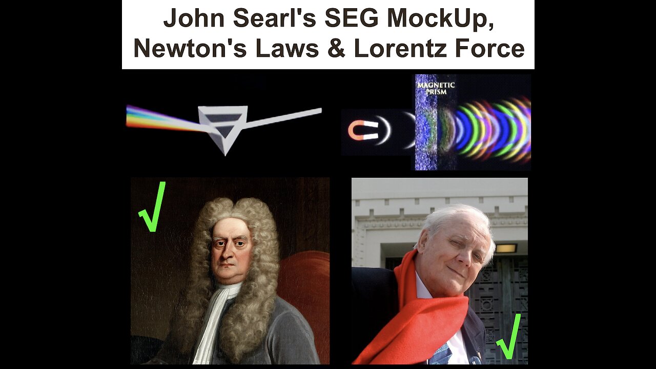 John Searl's SEG MockUp - Newton's Laws and Lorentz Force Part 2