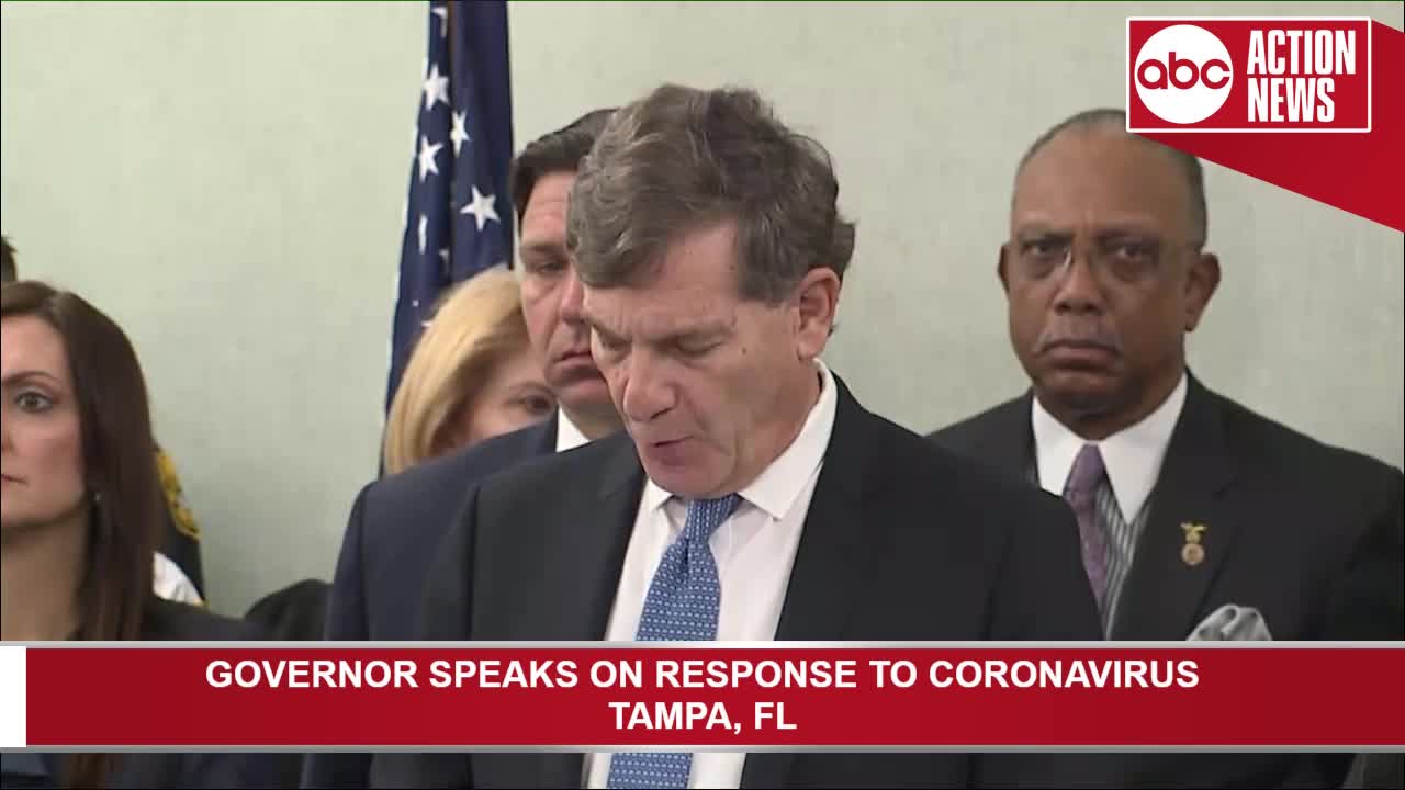 Press conference: Gov. DeSantis speaks about state's response to coronavirus