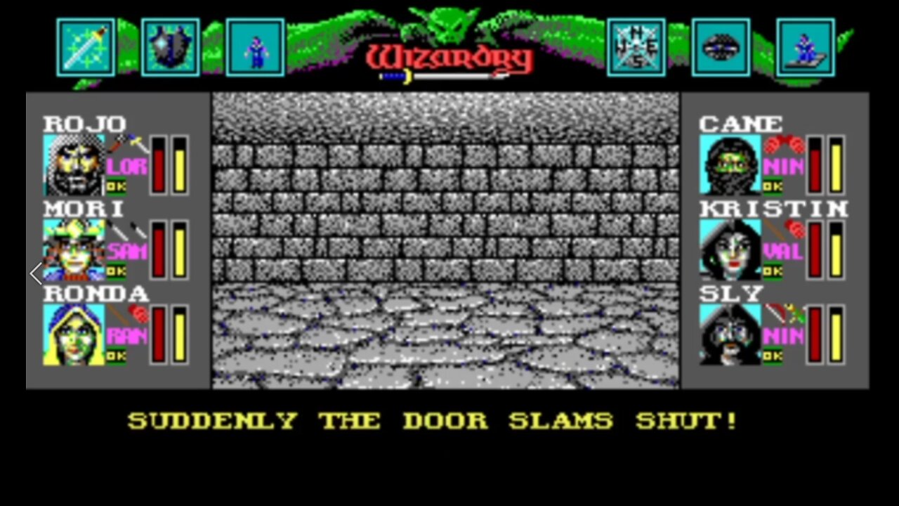 Let's Play "Wizardry 6" - Episode Four: Tumbling Walls & Shut Doors