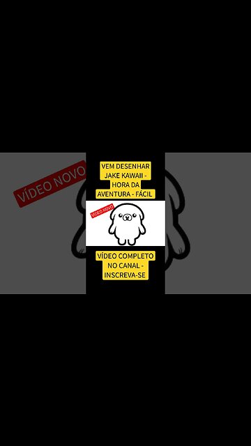 COMO DESENHAR JAKE - HORA DA AVENTURA - FÁCIL #desenho #shorts #desenholivre #desenhofacil