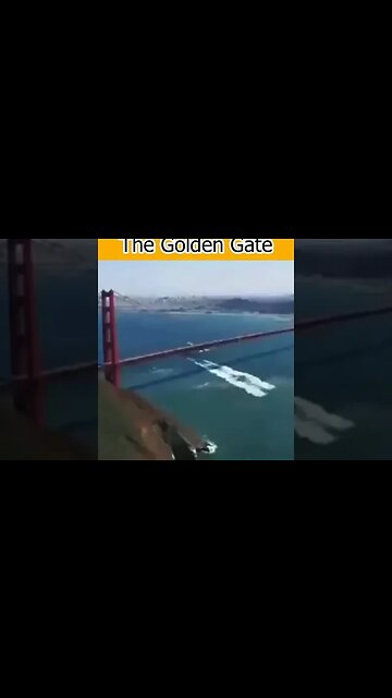 Watch Jumbo #Jet Passing Under The Golden Gate Bridge #Aviation #Flying