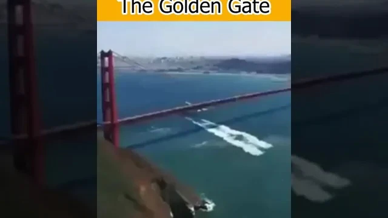 Watch Jumbo #Jet Passing Under The Golden Gate Bridge #Aviation #Flying