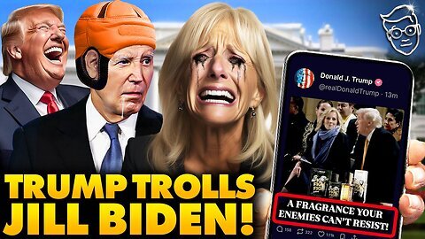 Trump Posts Joe Biden’s Wife DROOLING Over Him In Ad For His Cologne: ‘Your Enemies Cant Resist!’ 🤣