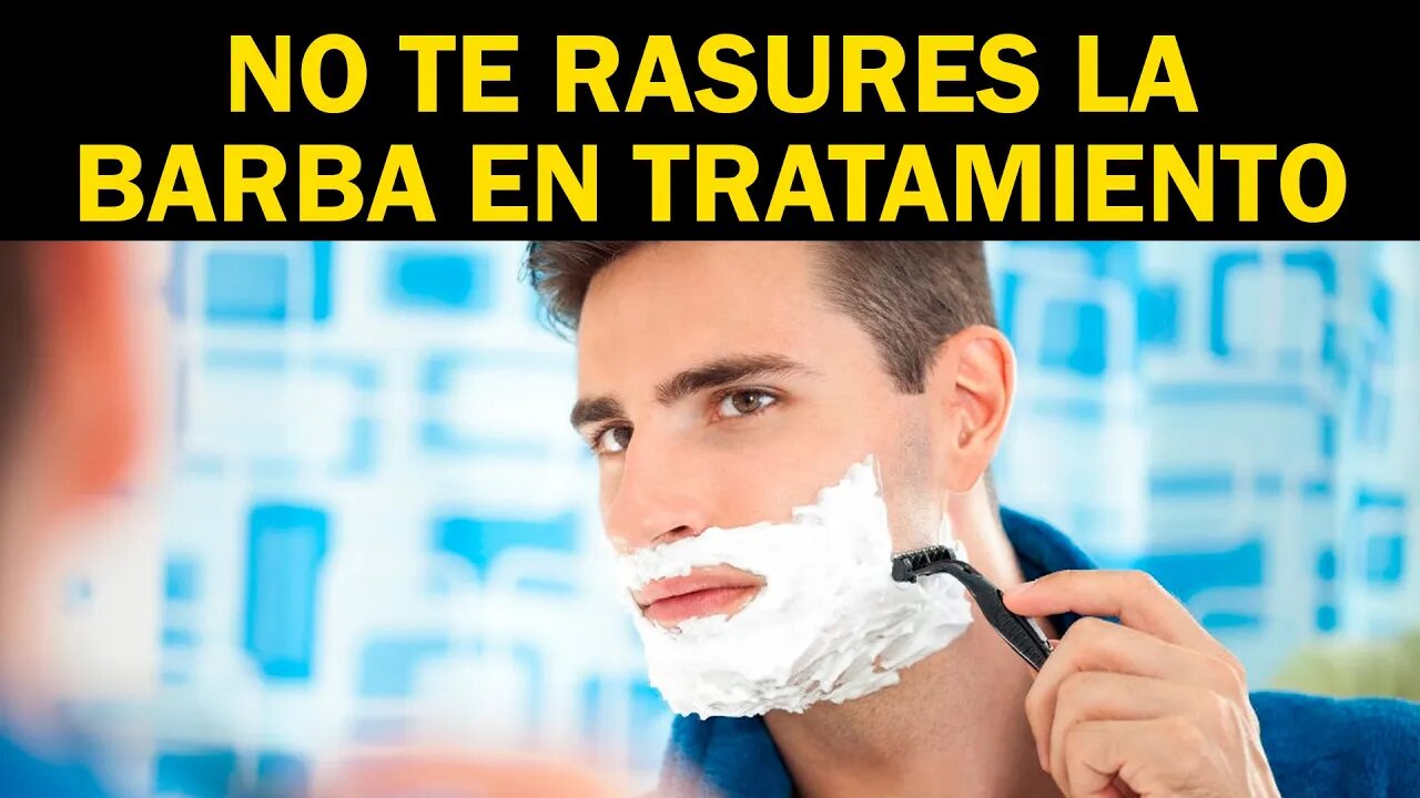 NO TE RASURES LA BARBA SI ESTAS EN CRECIMIENTO DE BARBA CON MINOXIDIL! PIERDES RESULTADOS