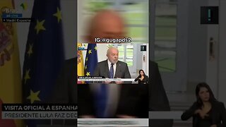 Lula passando vergonha na Espanha #shorts #politica #brasil