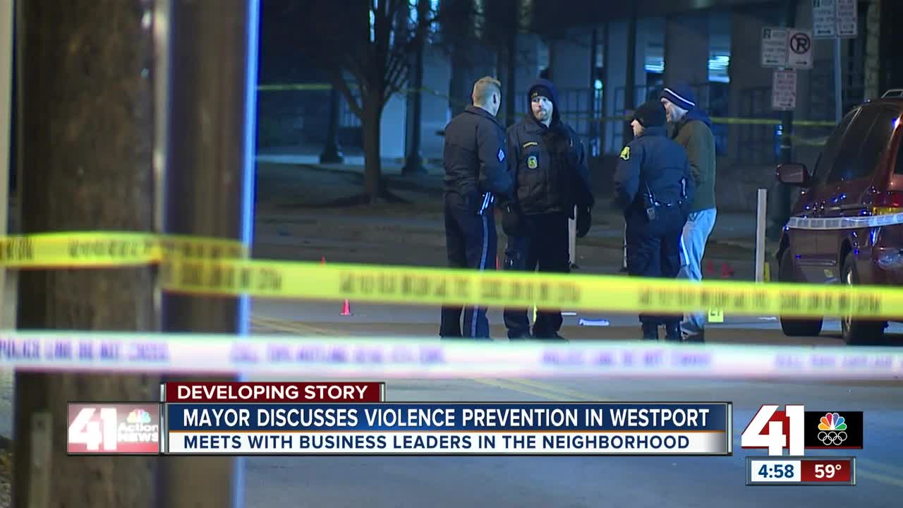 KCMO mayor discusses violence prevention in Westport