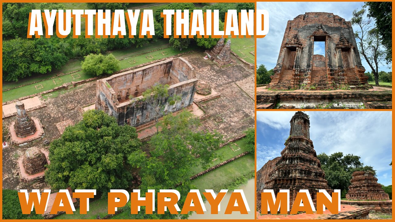 Wat Phraya Maen วัดพระยาแมน - Ayutthaya Historical Park - Ancient Royal Temple - Thailand 2024