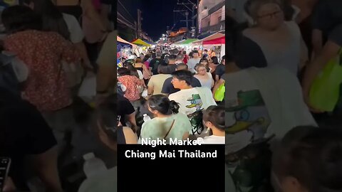 Night Market Chiang Mai Thailand #nature #fypシ #nightmarket #thailand #vlog