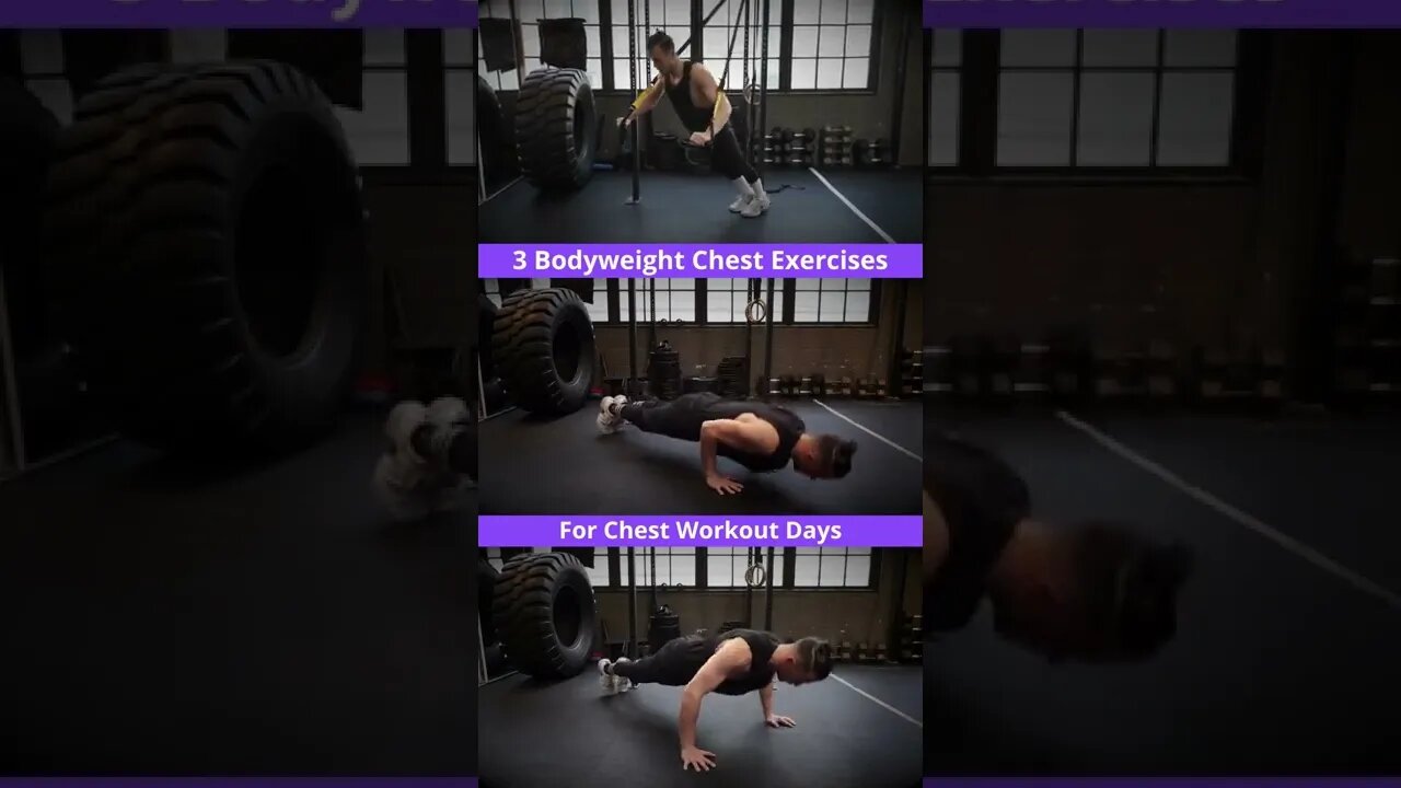 3 Bodyweight Chest Exercises for Chest Workout Days