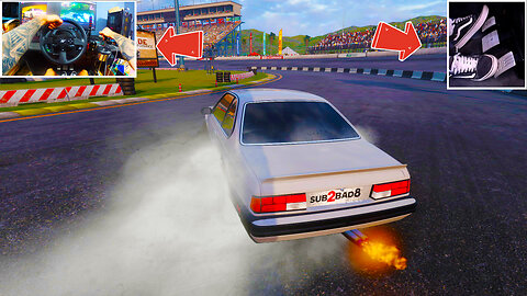 First Time using TRUSTMASTER T300 in CARX DRIFT