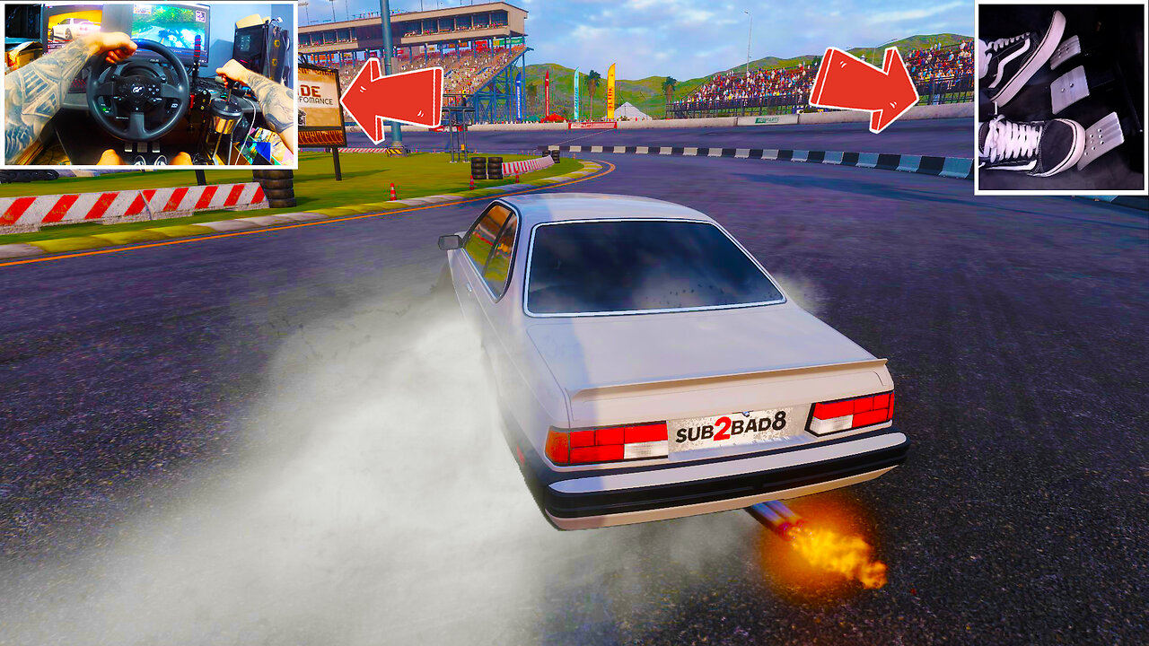 First Time using TRUSTMASTER T300 in CARX DRIFT