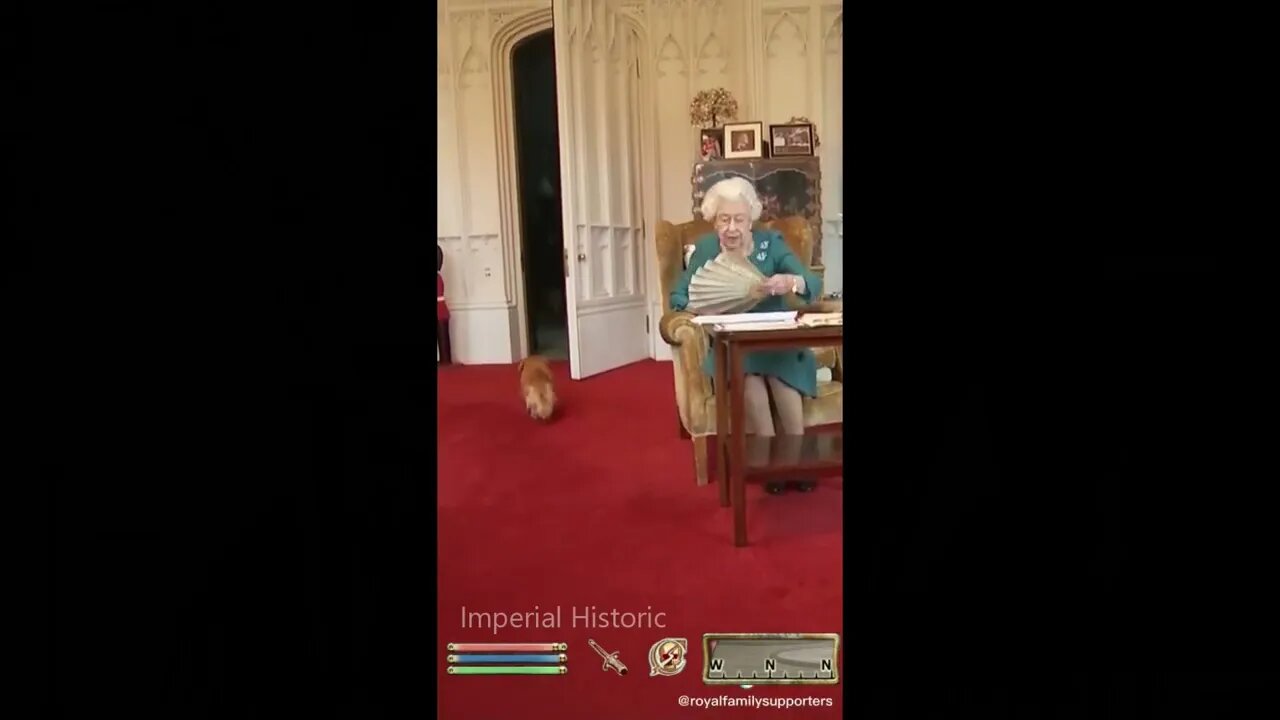 Breton Queen Summons Dogo at her Command - Oblivion NPC