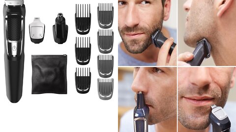 Philips Norelco Multigroomer All-in-One Trimmer Series 3000, 13 Piece Mens Grooming Kit, for Beard