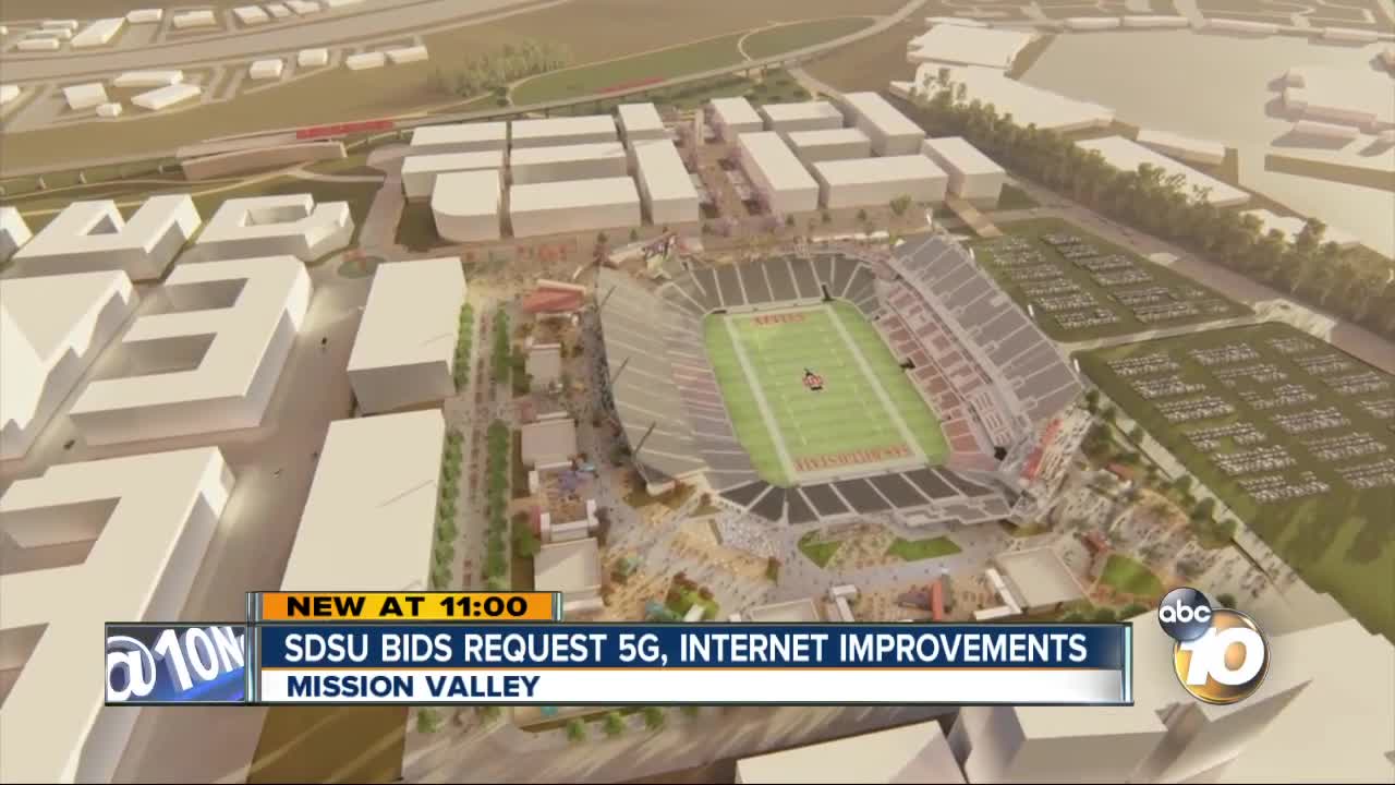 SDSU selecting bid for upgraded internet at new stadium