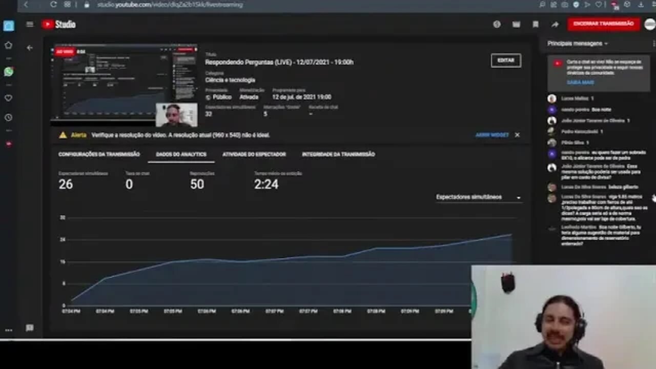 Respondendo Perguntas Live 12072021 1900H