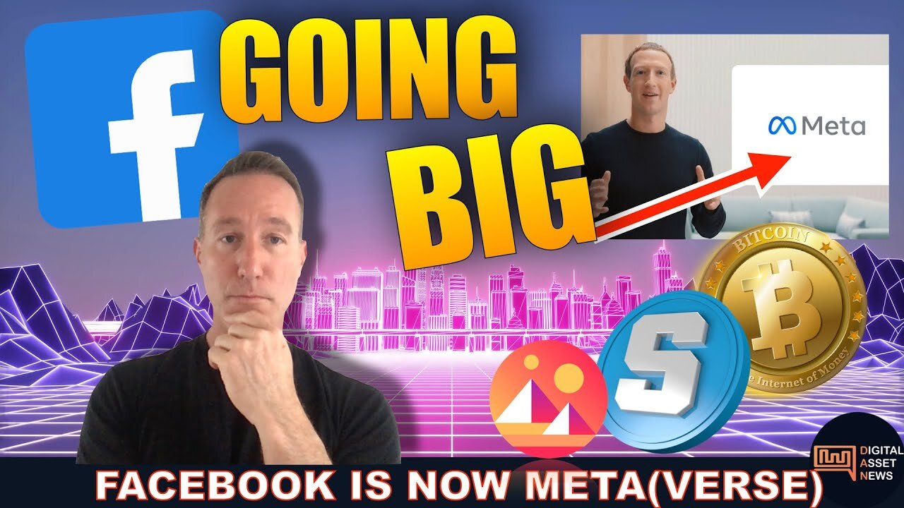 FACEBOOK JUST WENT ALL IN ON THE METAVERSE. WATCH THESE CRYPTO COINS!