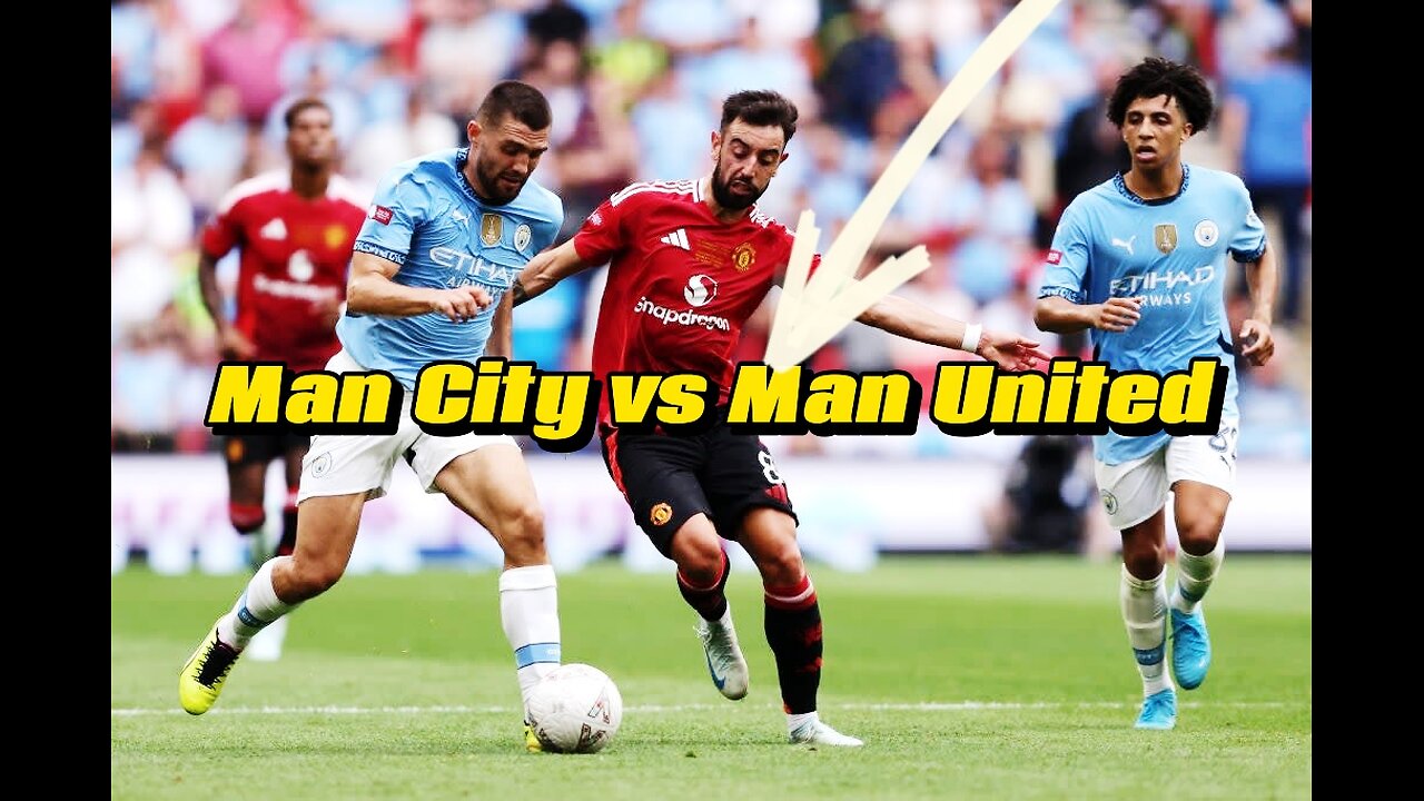 Watch Now Man City vs Manchester United LIVE: Community Shield latest updates as Fernandes goal