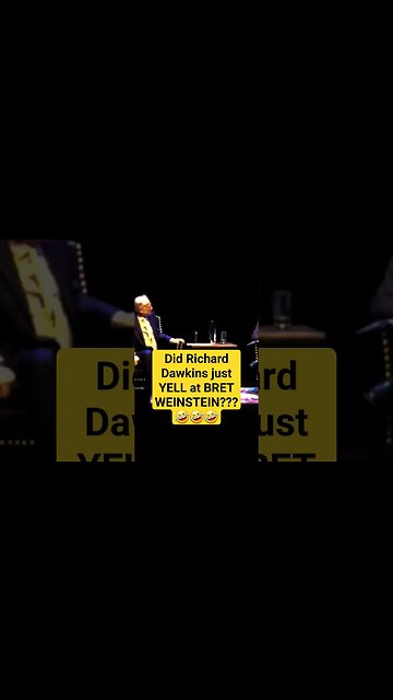 Dawkins Blows His Top 🤣 #richarddawkins #bretweinstein #evolution #debate #pangburn