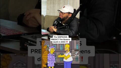 The Simpsons predict the queen death in 2003!!