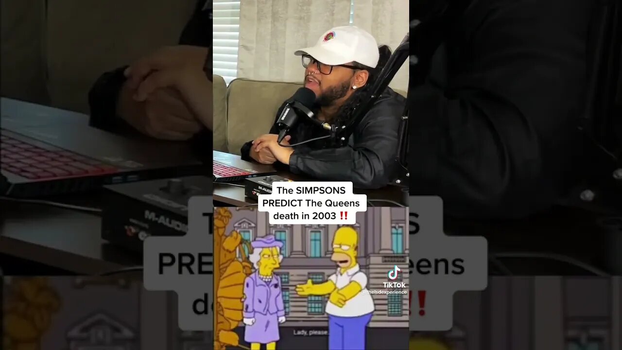 The Simpsons predict the queen death in 2003!!