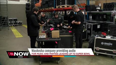 Waukesha company picked to provide audio support for Super Bowl