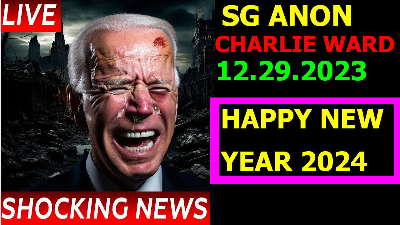 SG ANON & CHARLIE WARD, JUAN O SAVIN , SG ANON BOMBSHELL 12.31: HAPPY NEW YEAR 2024