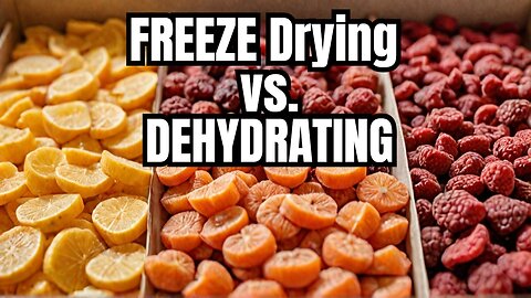 Freeze Drying vs. Dehydrating: Making the Best Choice