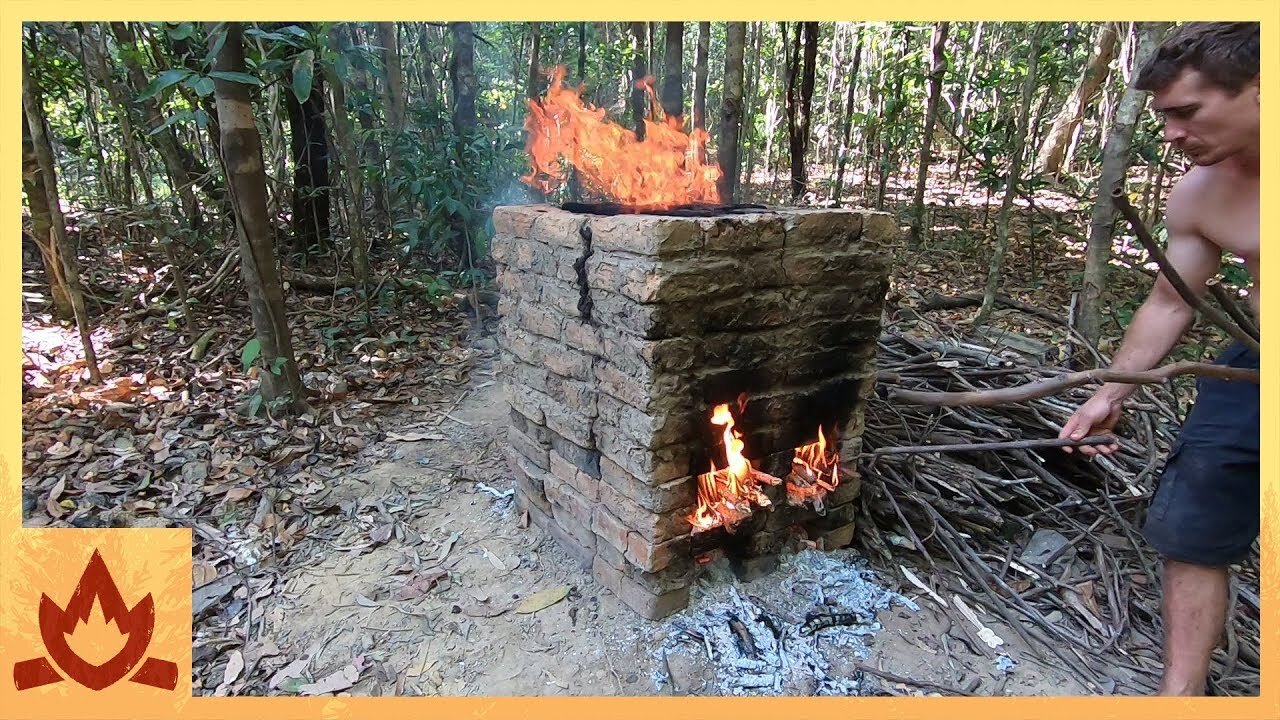 Primitive Technology: Brick Firing Kiln