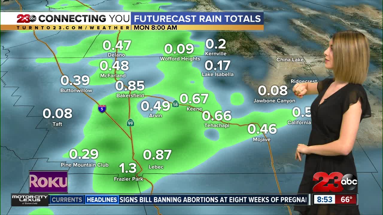 Rain and thunderstorm chances this weekend, clearing out Memorial Day