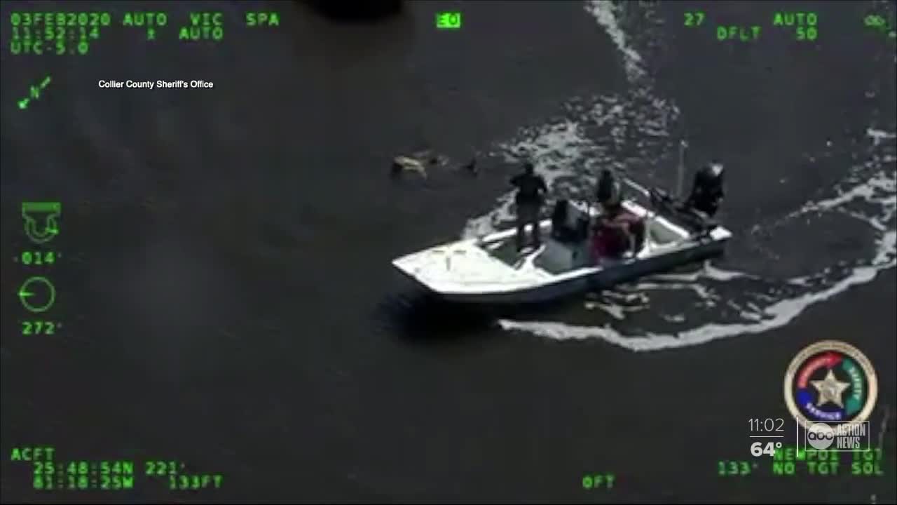 Video shows kayaker being rescued after he was missing for 12 days in Everglades