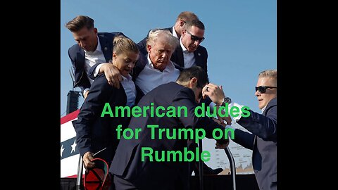 American dudes for Trump