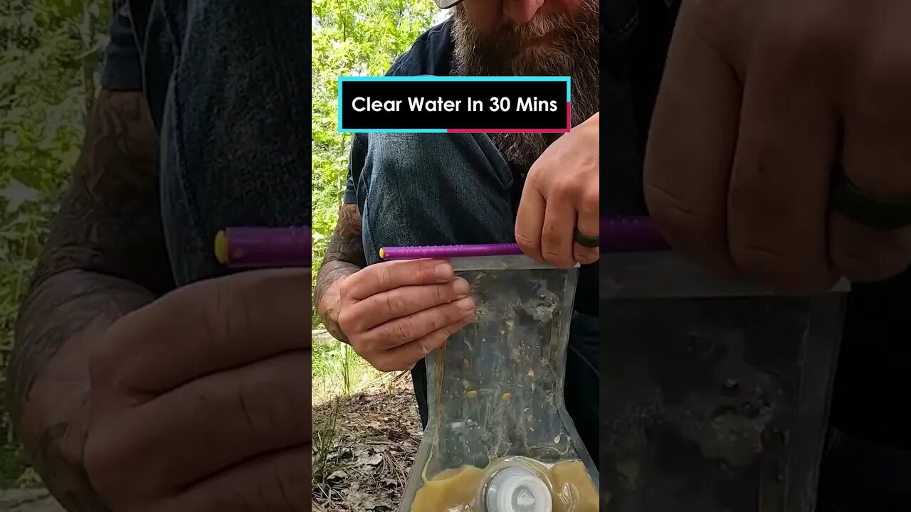 Clear Water in 30mins! #shorts