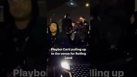 How Playboi Carti Pulls Up To Perform..
