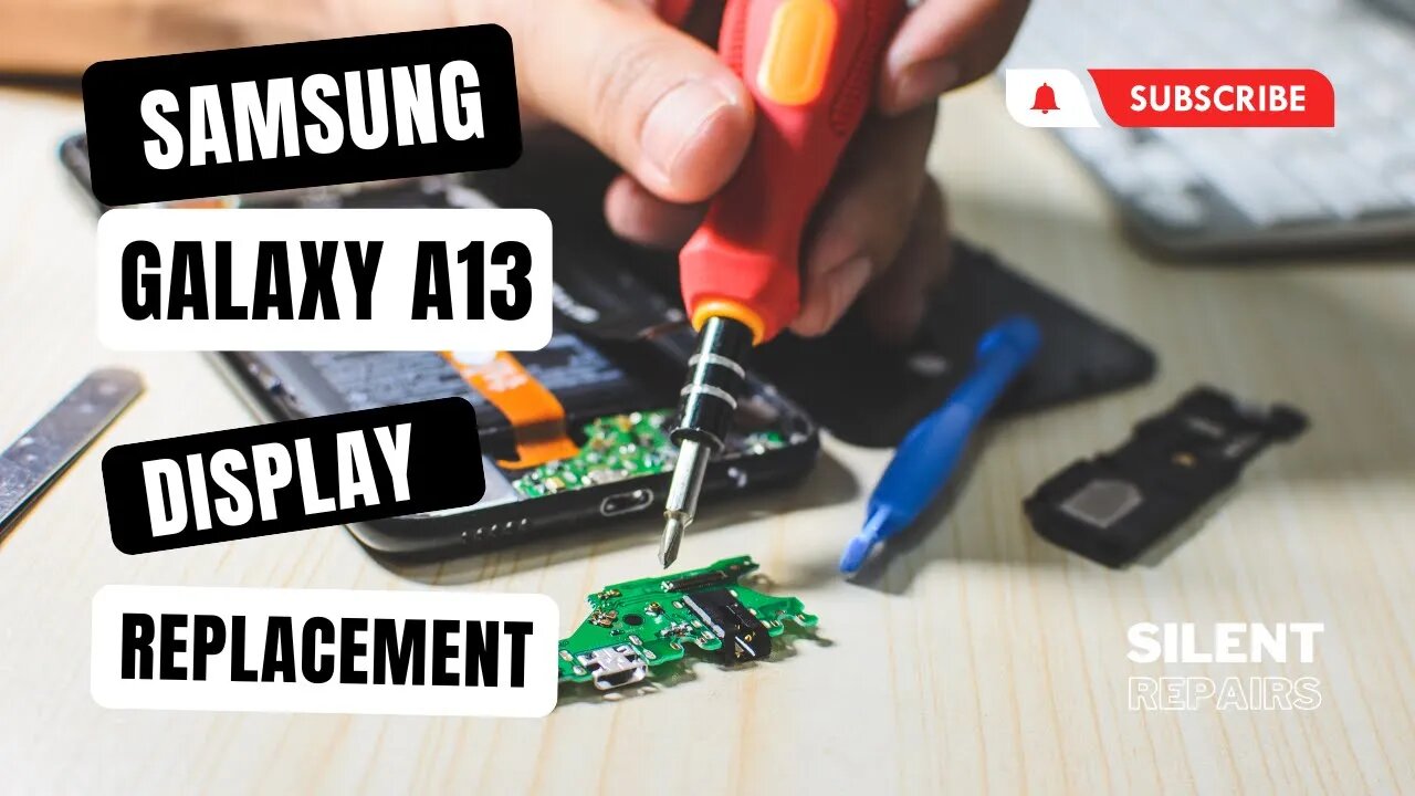 Samsung Galaxy A13 | Screen repair | Display replacement | Repair video