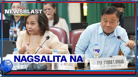 CGMA at Rep.Ungab, nagsalita na matapos tanggalin bilang deputy speakers sa Kamara