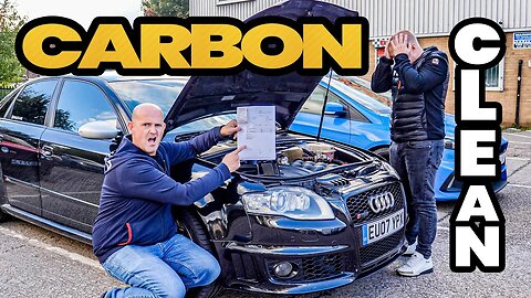 150,OOO MILE 4.2L V8 RS4 GETS CARBON CLEANED FOR THE FIRST TIME