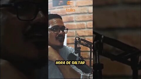 Quebrou o joelho quando foi saltar de pára-quedas