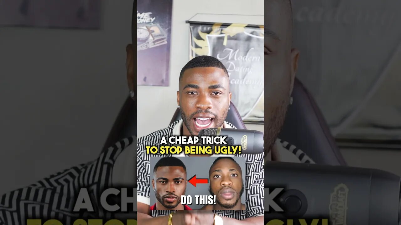 This is a cheap trick to stop being ugly